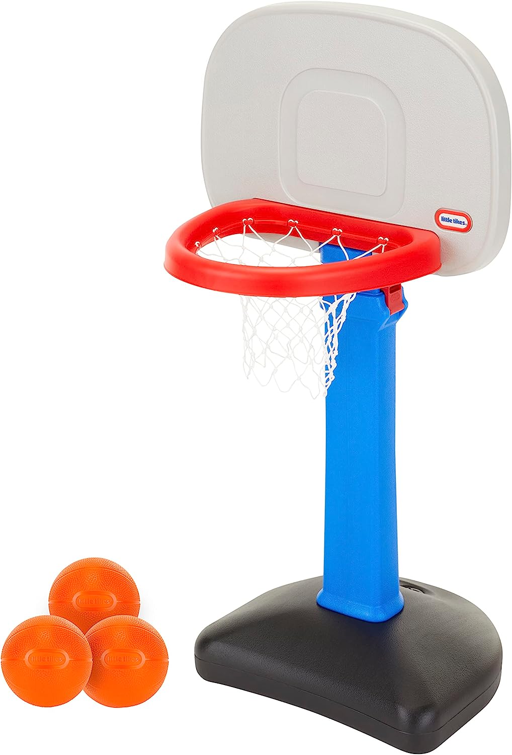 Little Tikes Easy Score Basketball Set, Blue, 3 Balls - Amazon Exclusive, 23.75 x 22 x 61 inches