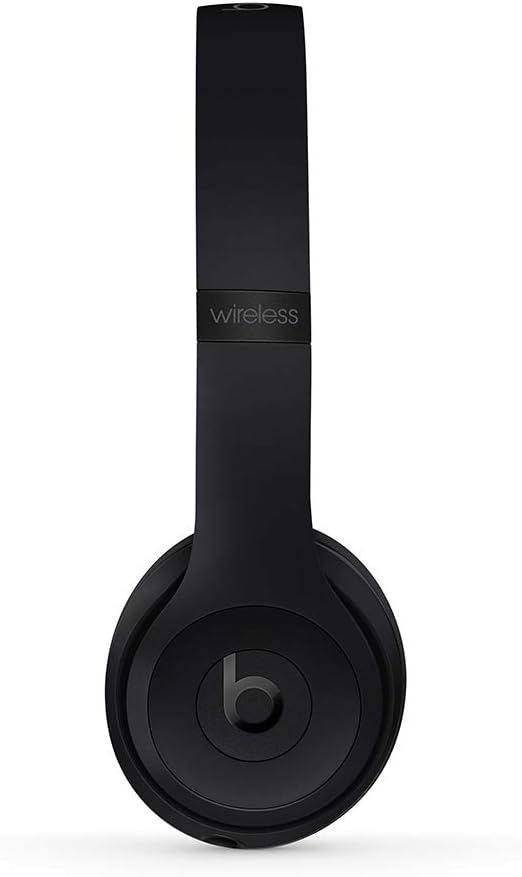 Beats Solo3 Wireless On-Ear Headphones - Apple W1 Headphone Chip, Class 1 Bluetooth, 40 Hours of Listening Time, Built-in Microphone - Black (Latest Model)