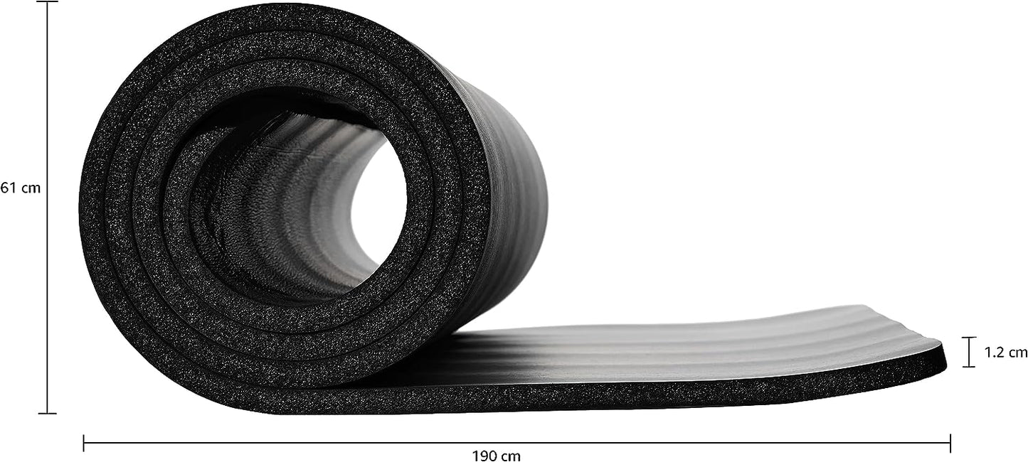 Basics 1/2-Inch Extra Thick Exercise Yoga Mat